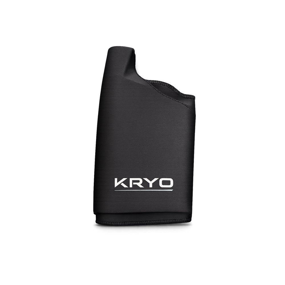 KRYO Wrist Ice Compression Sleeve with black gel construction and white KRYO branding, displayed on a clean white background.